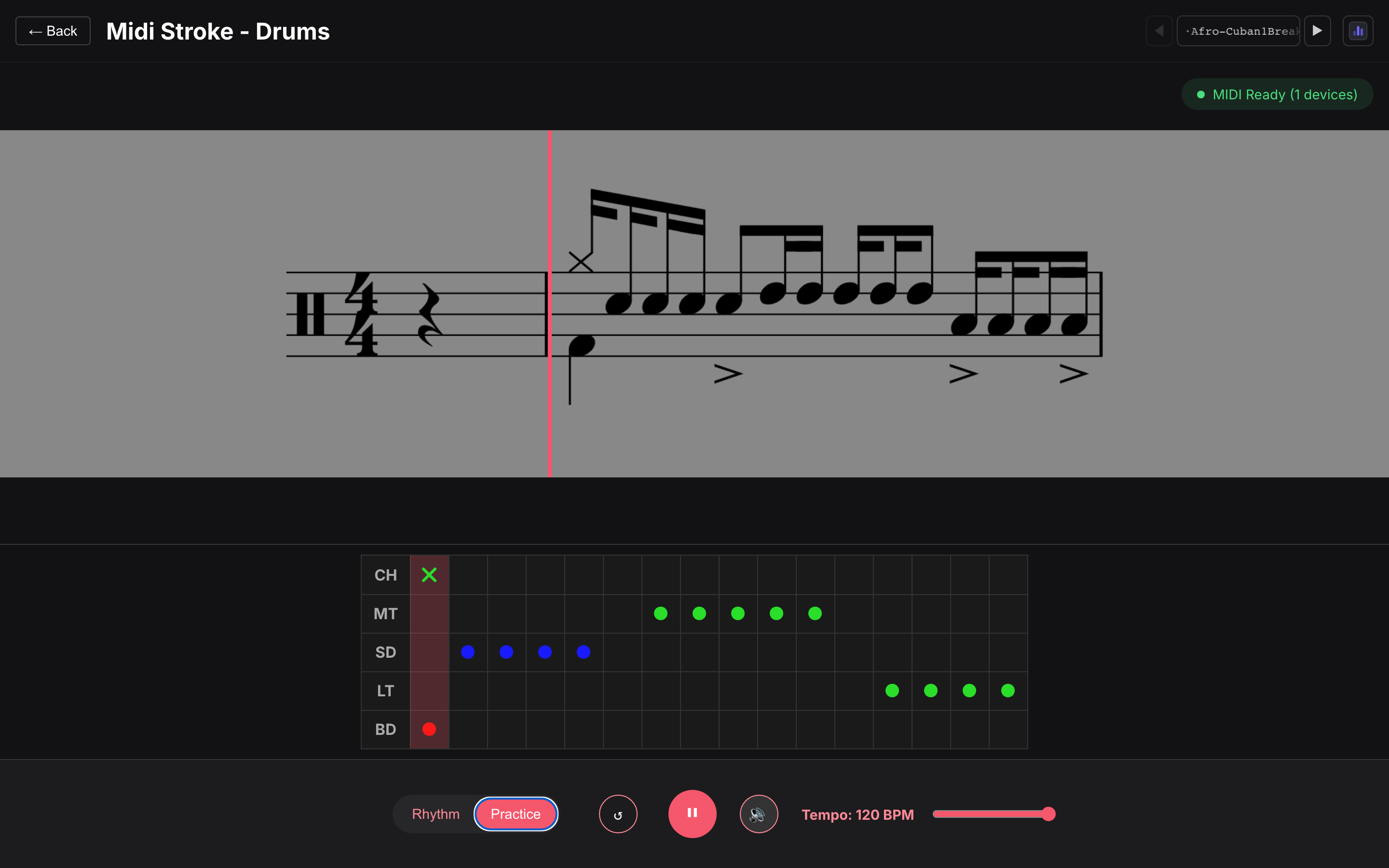 Drums app
